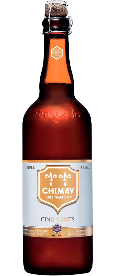 Chimay White Trappist Ale Cing Cents 750ml - Wine Central