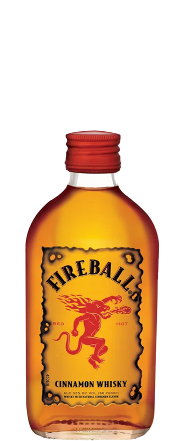 Fireball Cinnamon Whisky 200ml - Label Damaged