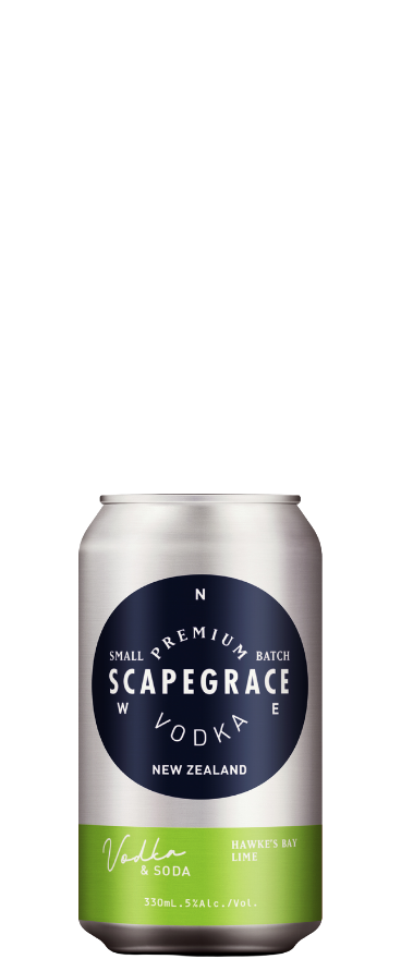 Scapegrace Vodka Soda Lime (10x 330ml Cans)