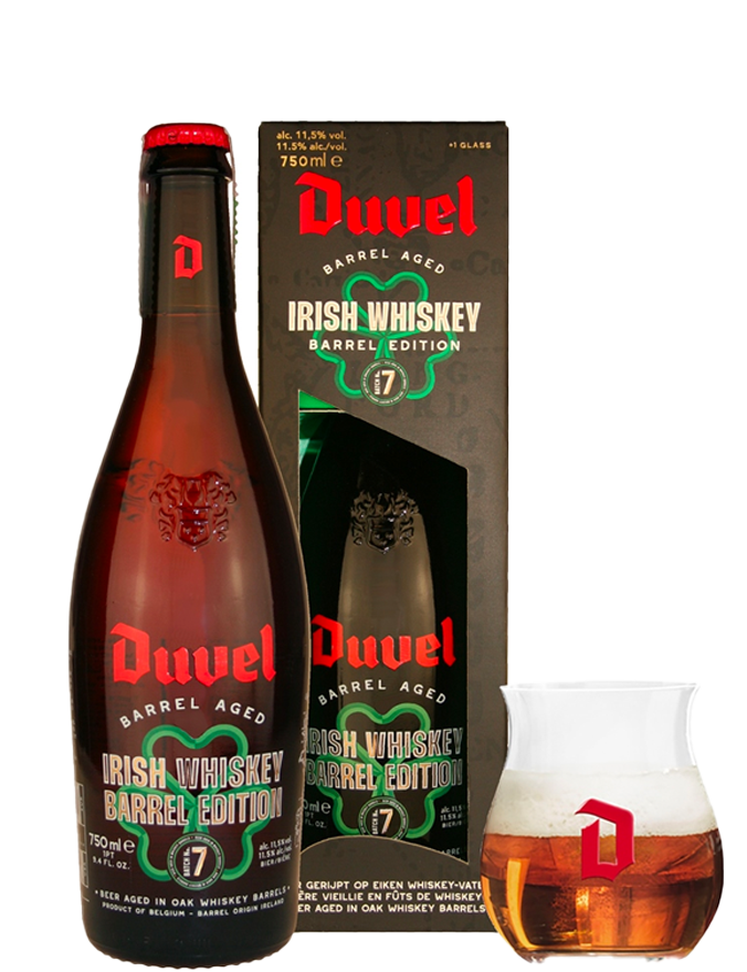 Duvel Barrel Aged Batch 7 Irish Whiskey Edition Beer in Gift Box 750ml