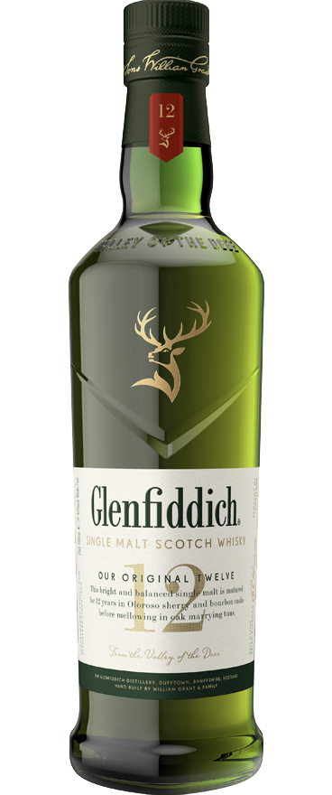 Glenfiddich 12 Year Old Single Malt Whisky 700ml - Wine Central