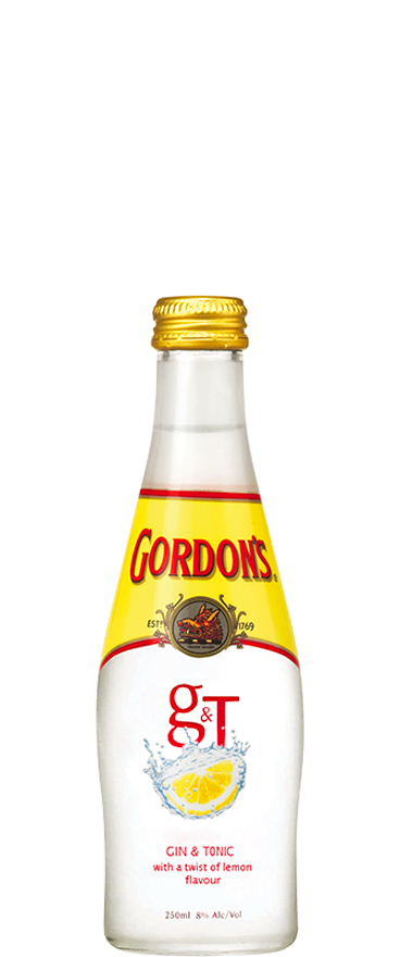 Gordon's Gin & Tonic (4x 250ml Bottles) - Wine Central
