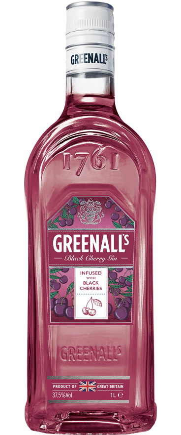 Greenall's London Black Cherry Gin 1L