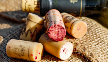 Red wine corks