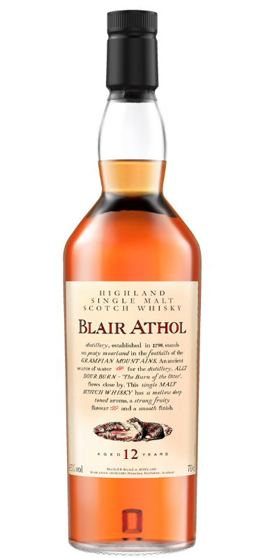 Blair Athol Highland Single Malt Scotch Whisky 12YO