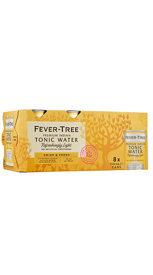 Fever Tree Light Tonic Water Can 150 Ml 3 X8 Pk (24 X150 Ml)