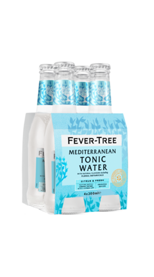 Fever Tree Mediterranean Tonic Water 6 X4 Pk (24 X200 Ml)