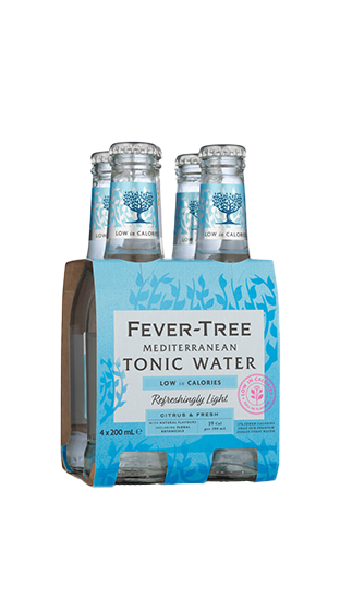 Fever Tree Light Mediterranean Tonic Water 6 X4 Pk (24 X200 Ml)