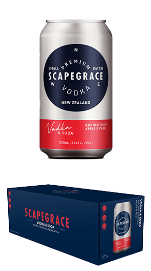 Scapegrace Rtd Vodka Apple & Pear 330 Ml 10 Pk Can (10 X330 Ml)