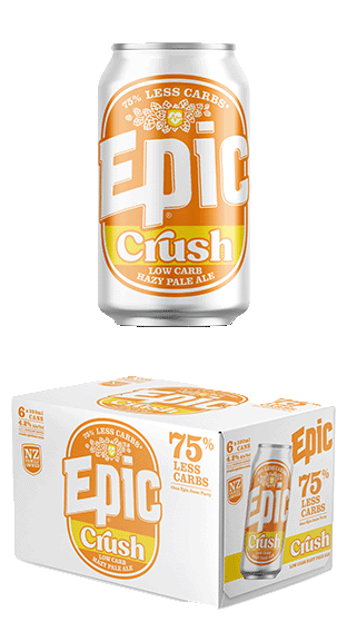 Epic Crush Low Carb 4.2% Can 6 Pk (24 X330 Ml)