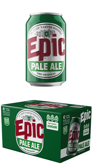 Epic Pale Ale 5.4% Can 6 Pk (24 X330 Ml)
