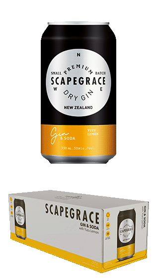 Scapegrace Rtd Gin Yuzu 330 Ml 10 Pk Can (10 X330 Ml)