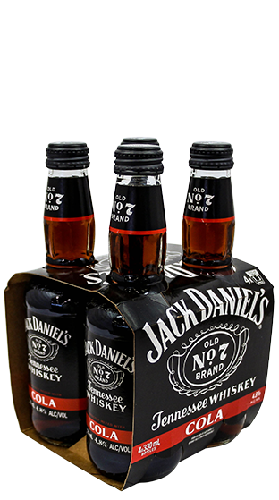 Jack Daniels & Cola 4 Pack