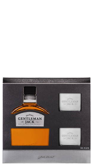 Gentleman Jack & 2 Glasses Gift Pack 700ml