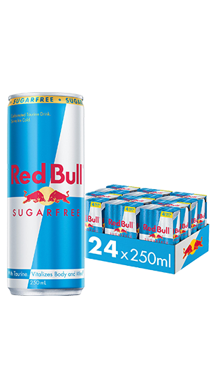 Red Bull Sugar Free 250 Ml 4 Pack (24 X250 Ml)