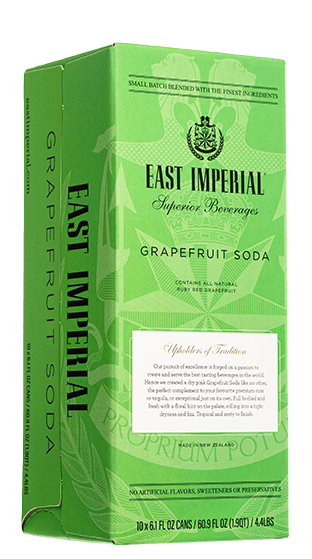 East Imperial Grapefruit Soda 10 Pack Can 180Ml