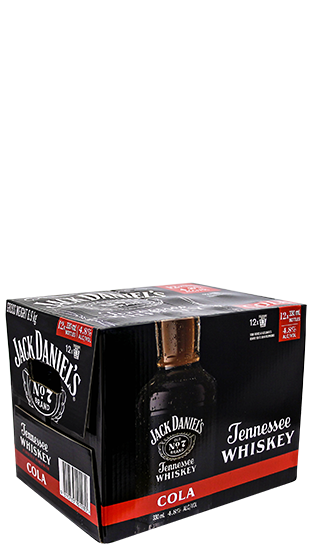 Jack Daniels & Cola Rtd 330Ml 12Pk Btl 330ml