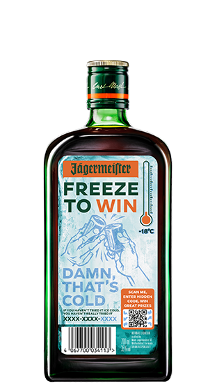 Jagermeister Ice Cold Label