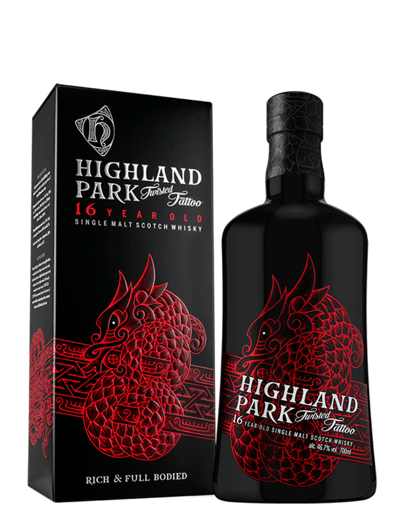 Highland Park 16 Year Old Twisted Tattoo Whisky (700ml)
