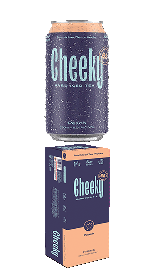 Cheeky Hard Iced Tea Peach 6.5% 330M