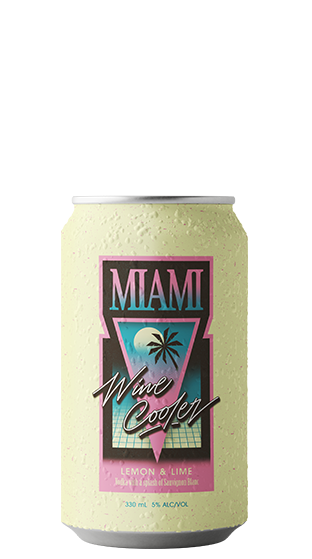 Miami Wine Cooler Lemon Lime 5% (24 X330 Ml)
