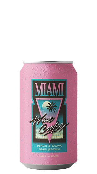 Miami Wine Cooler Peach & Guava 5% (24 X330 Ml)