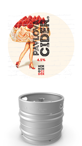 Morningcider Kegs Pavlova 4.5% 50 L Keg (1 X50000 Ml)