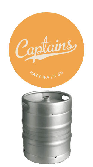 Captains Beer Hazy Ipa 5.6% 50 L Keg (1 X50000 Ml)