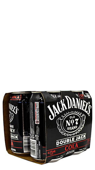Jack Daniels & Cola Double Jack 6X4Pk Can 375Ml