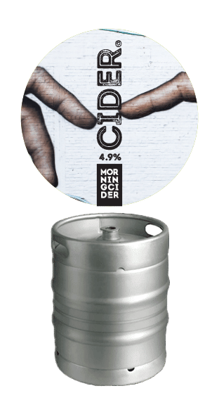 Morningcider Apple Cider 50 L Steel Keg (1 X50 L)