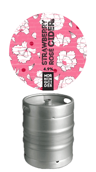Morningcider Strawberry Rose 50 L Steel Keg (1 X50 L)