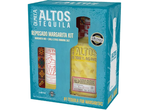 Olmeca Altos Reposado Tequila & Margarita Kit Gift Pack 700ml