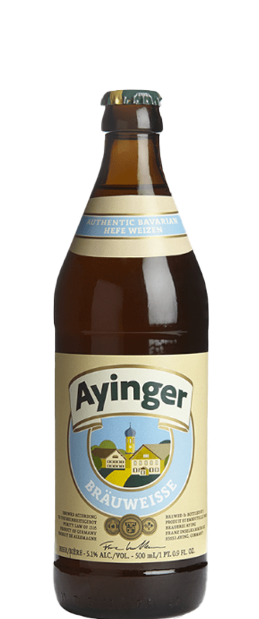 SHORT dated Case of Ayinger Brauweisse 500ml (20 Bottles) BB 2/3/2025
