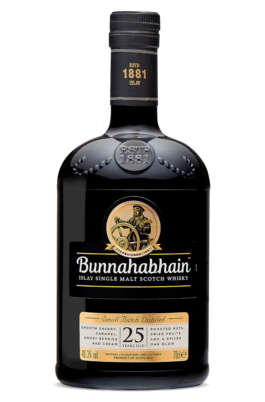 Bunnahabhain 25 YO Islay Single Malt Scotch Whisky 46.3% 700ml