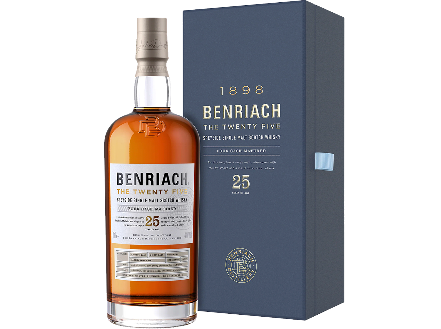 Benriach 25 Year Old Single Malt Scotch Whisky 700ml