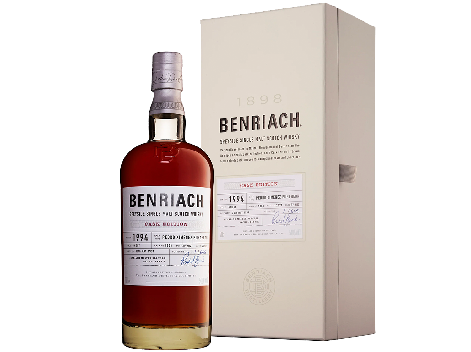 Benriach 27YO 1994 Cask 1858 - 700ml