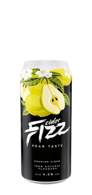 Fizz Pear Cider Can 24x 500Ml Cans BBD: 24/07/2026