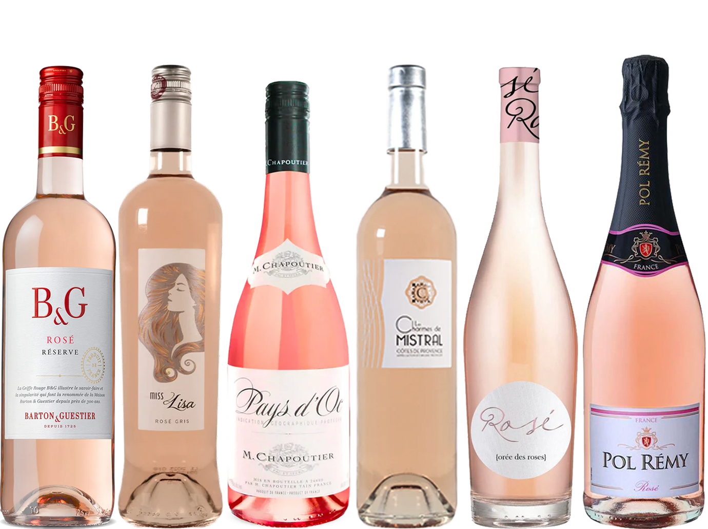 French Rosé 6 Bottle Case