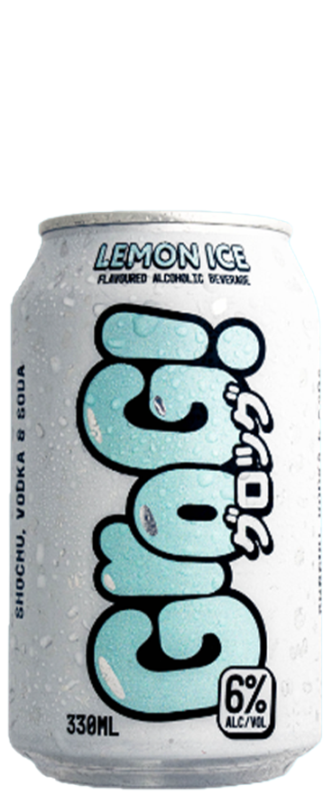 Grog! Lemon Ice Shochu, Vodka & Soda (10x 330ml Cans)
