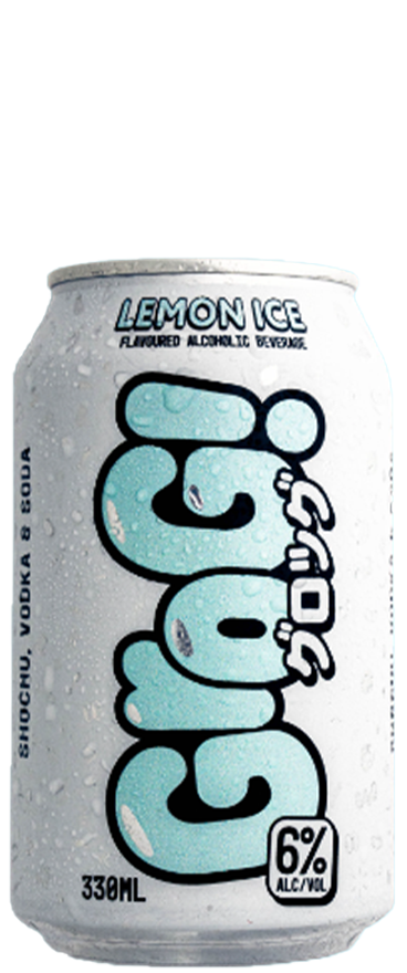 Grog Lemon Ice Shochu, Vodka & Soda (10x 330ml Cans)