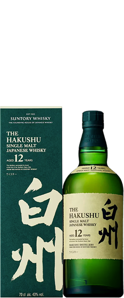 白州12年　Suntory The Hakushu 12 Years 700ml Suntory The Hakushu 100th Anniversary 12 Year Single Malt