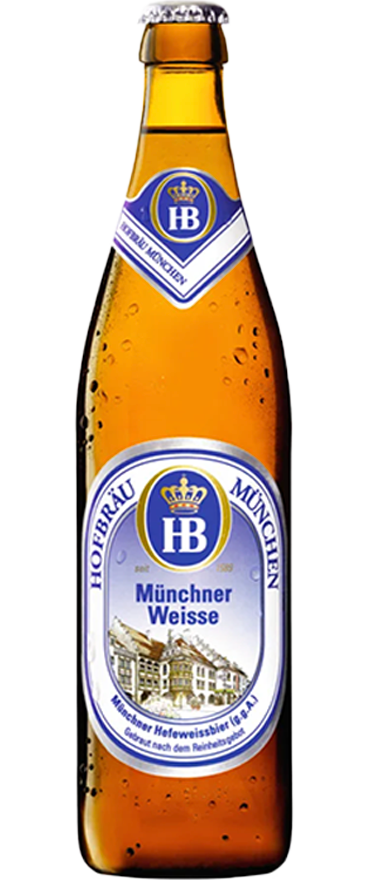 Hofbrau Münchner Weisse (Wheat Beer) 500ml Bottle
