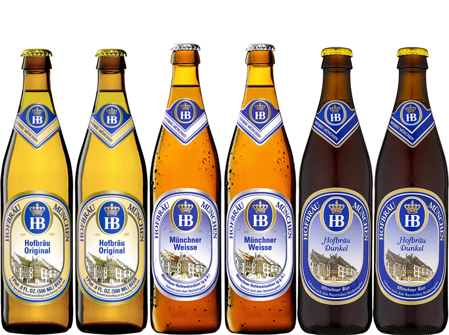 Hofbräu München 6 Bottle Taster Case