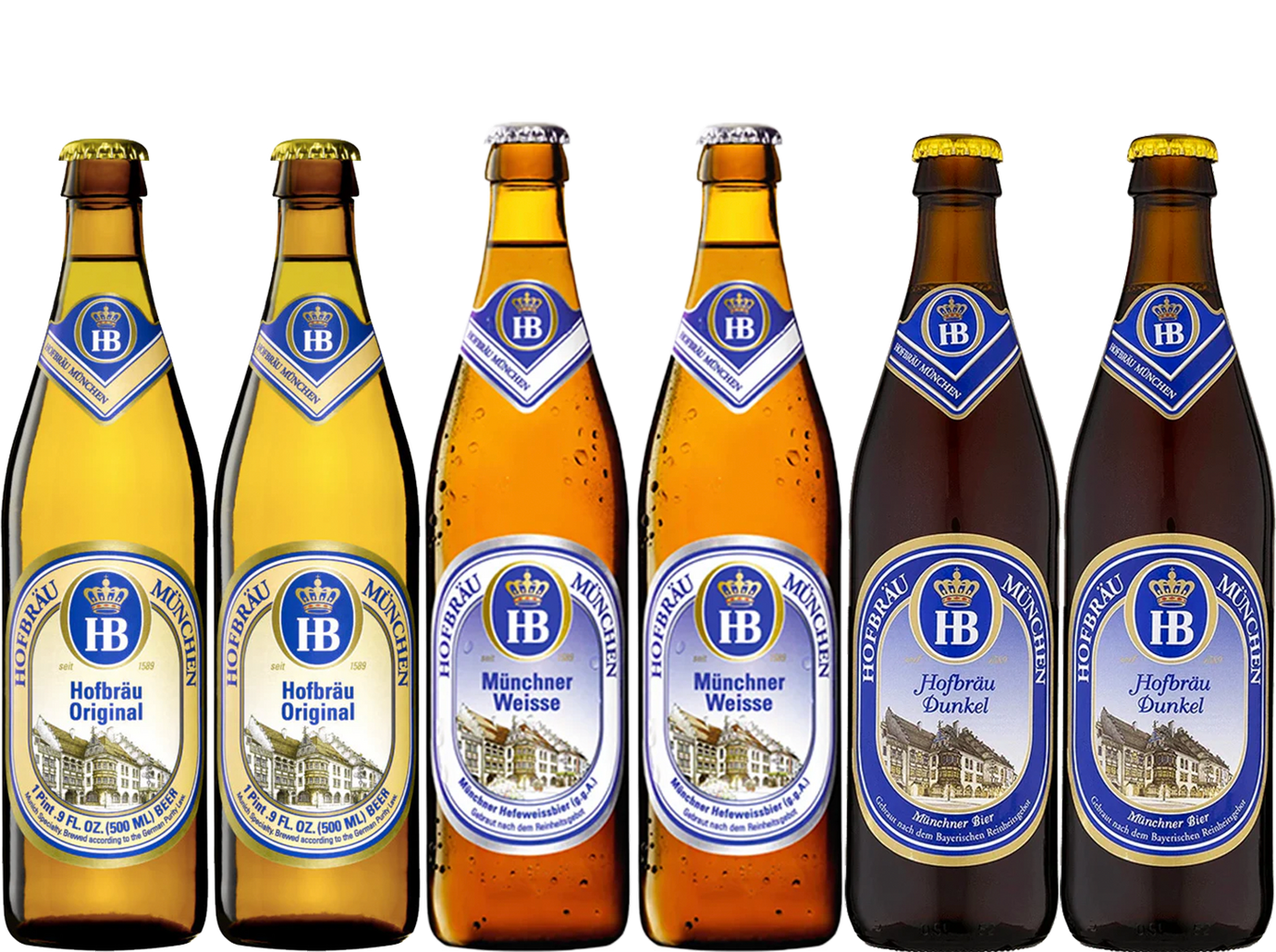 Hofbräu München 6 Bottle Taster Case