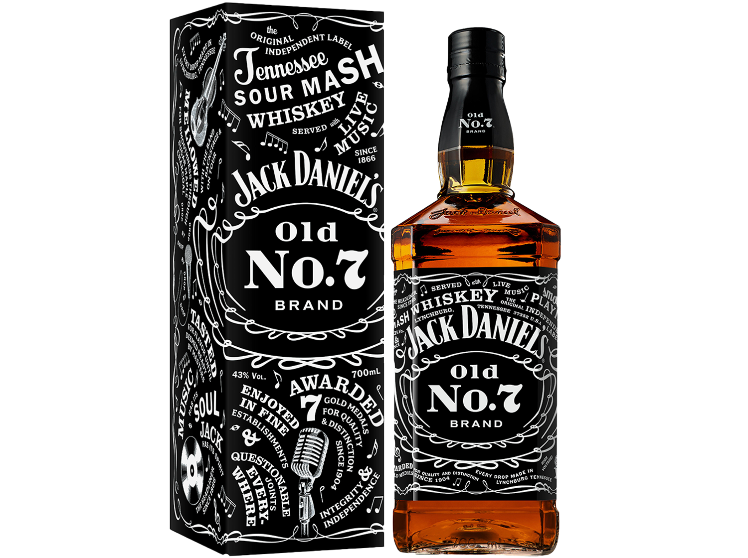 Jack Daniel's Music Label Limited Edition 43% 700ml