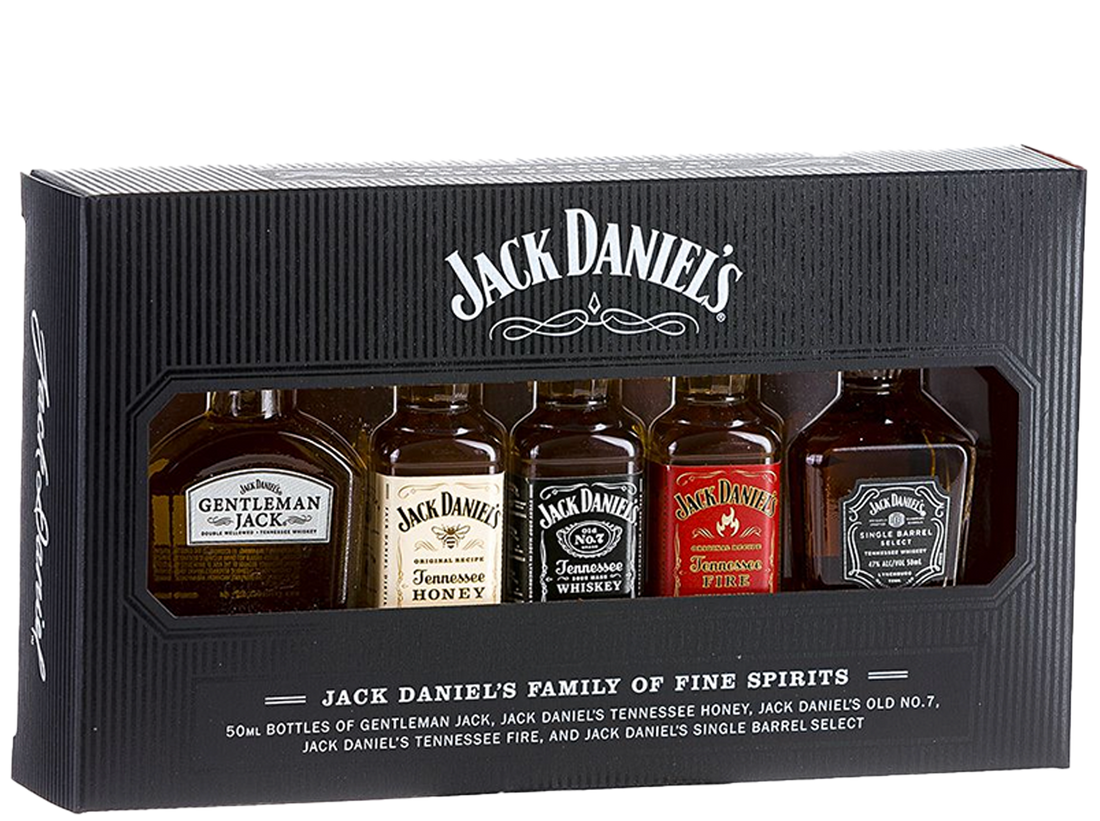 Jack Daniel's 5x 50ml Miniature Gift Box