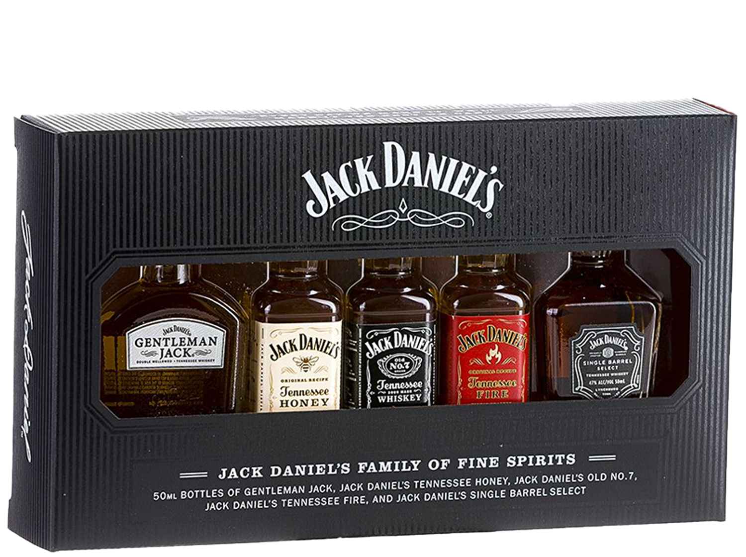 Jack Daniel's 5x 50ml Miniature Gift Box