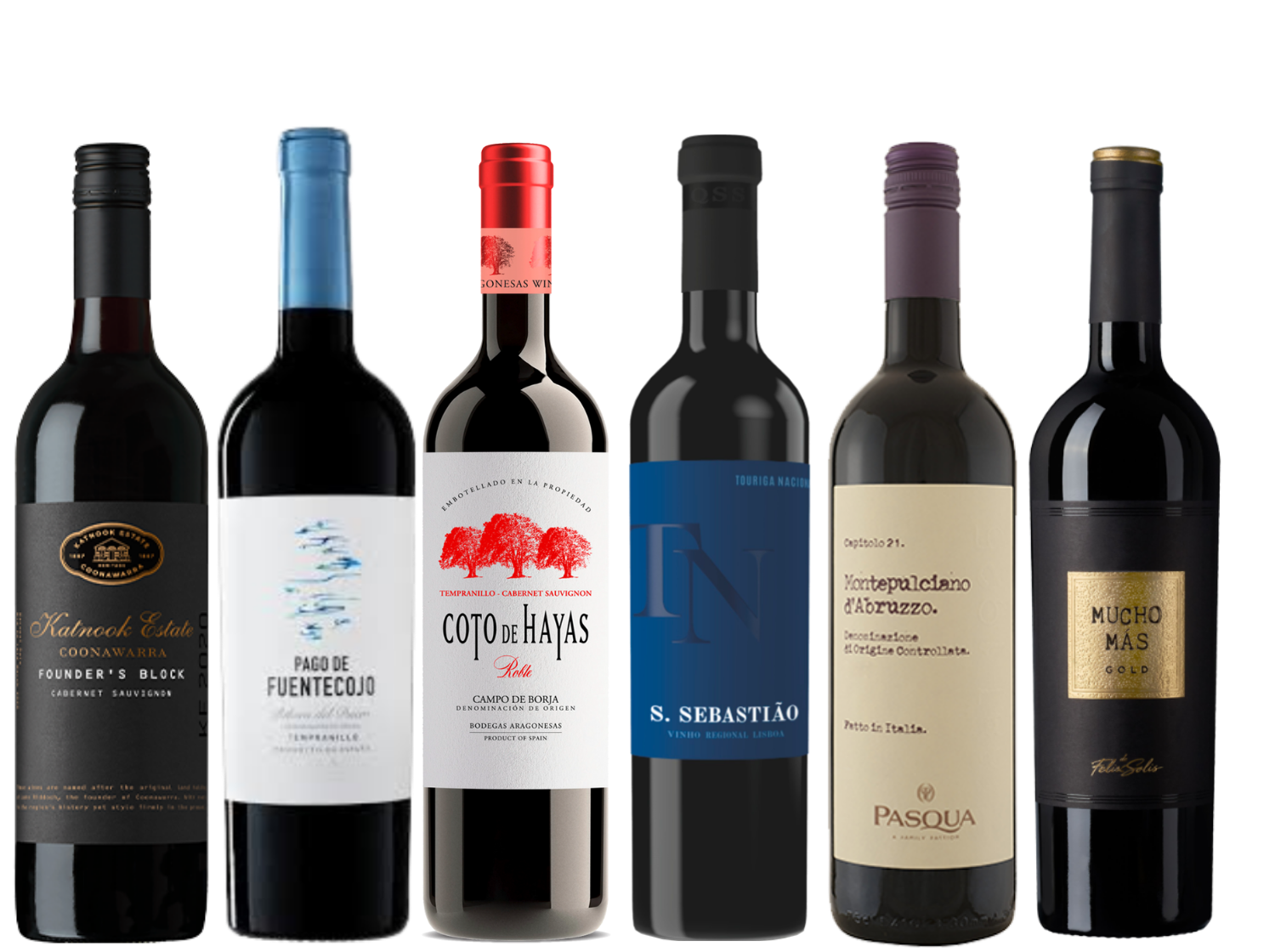 Powerful Reds 6 Bottle Case