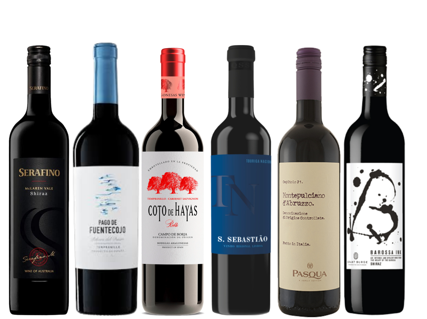 Powerful Reds 6 Bottle Case