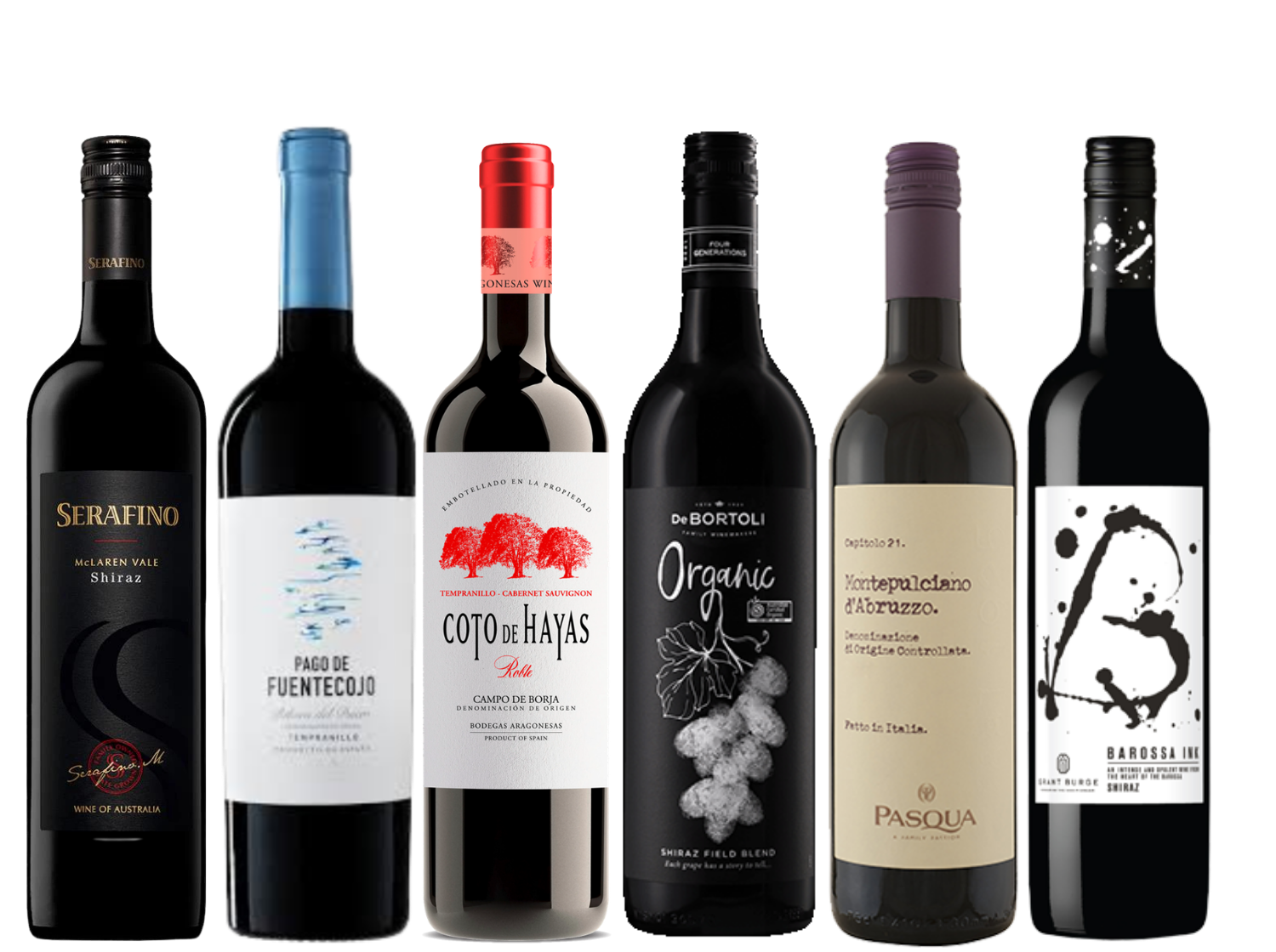 Powerful Reds 6 Bottle Case